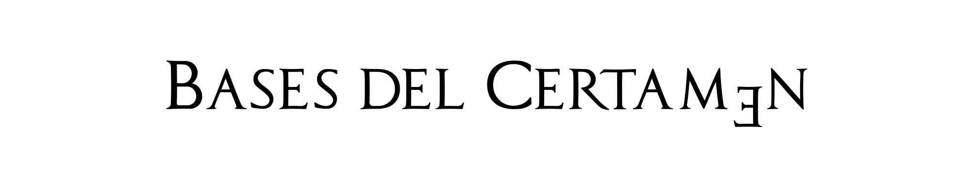 Bases del Certamen